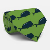 緑のクジラ ネクタイ (ロール)