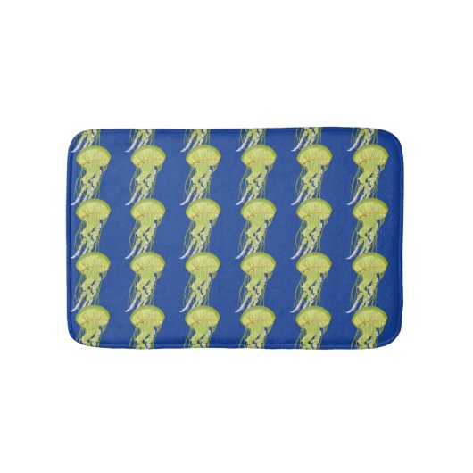 緑のクラゲ バスマット (正面)