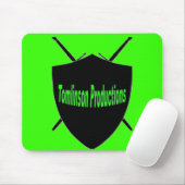 緑のクラシックなロゴのマウスパッド マウスパッド (マウス)