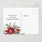 緑のクリスマスは光を動かすミスタントー移動 案内ポストカード (裏面)