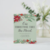 緑のクリスマスは光を動かすミスタントー移動 案内ポストカード (スタンド正面)