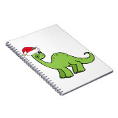 緑のクリスマスは恐竜サンタをからかいます ノートブック (右側)