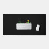 緑のクリスマスウィードシャツ デスクマット (キーボード&マウス)
