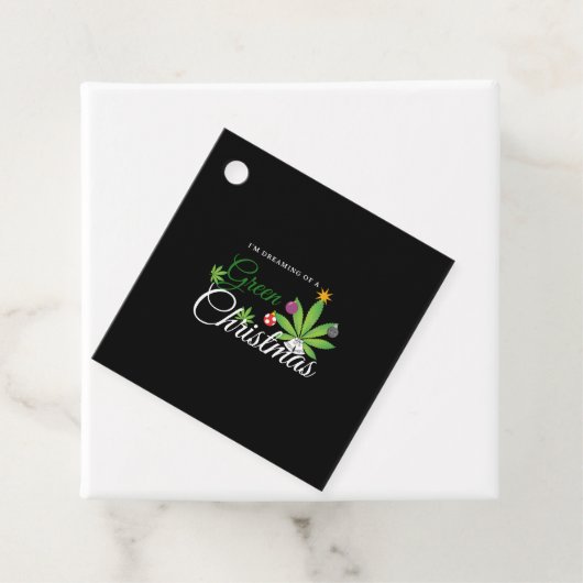 緑のクリスマスウィードシャツ フェイバータグ (インサイチュ)