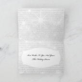 緑のクリスマスカードの原稿 シーズンカード (内部)