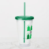緑のクリスマスツリーが楽しめる、かわいい列|過去記事 アクリルタンブラー (右)