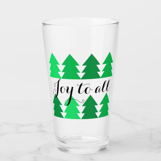 緑のクリスマスツリーが楽しめる、かわいい列|過去記事 タンブラーグラス (正面)