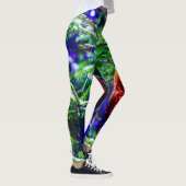 緑のクリスマスツリー 赤いボール レギンス (右)