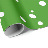 緑のクリスマスラッピング紙 ラッピングペーパー (ロールコーナー)