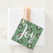 緑のクリスマスリース フェイバータグ (インサイチュ)