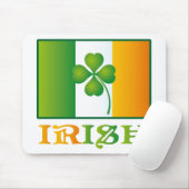 緑のクローバーのアイルランドの旗のセントパトリックの日 マウスパッド (マウス)