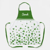 緑のクローバー エプロン (正面)