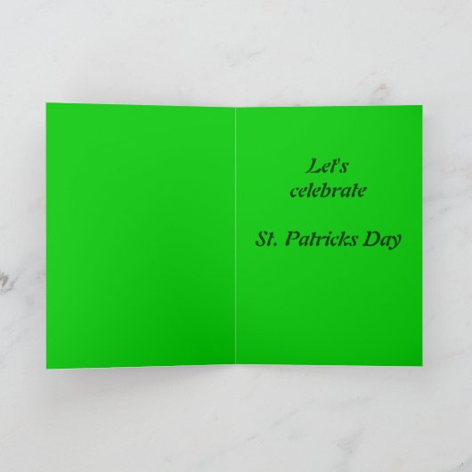 緑のクローバー - シーズンカード (内部)