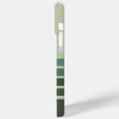 緑のグラデーションのストライプ Case-Mate iPhoneケース (裏面 / 左)