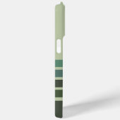 緑のグラデーションのストライプ Case-Mate iPhoneケース (裏面 / 右)