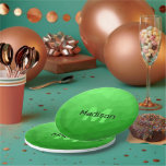 緑のグラデーションジオメトリメッシュパターンモノグラム ペーパープレート<br><div class="desc">モノグラムあなたのカスタムイニシャルと名前でパーソナライズ。明るい緑のグラデーションのジオメトリメッシュパターン明るいグラデーション三角形。明るい濃い緑のグラデーションを持つ三角形のジオメトリックメッシュグラデーション。パターングラデーション、メッシュ、三角形、ジオメトリ、ジオメトリック、グラディエント、クール三角形、緑</div>