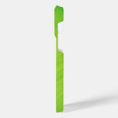 緑のグラデーションバナナの葉のテクスチャパターン名 iPhoneケース (左側面)