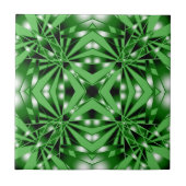 緑のグラデーション塗りつぶし透視投影スケッチ タイル (正面)