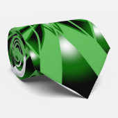 緑のグラデーション塗りつぶし透視投影スケッチ ネクタイ (ロール)