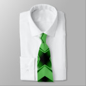 緑のグラデーション塗りつぶし透視投影スケッチ ネクタイ (タイ)