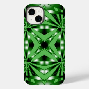 緑のグラデーション塗りつぶし透視投影スケッチ Case-Mate iPhone 14ケース