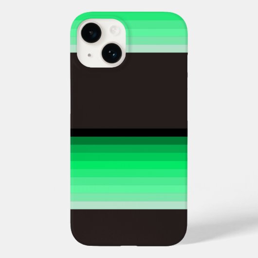 緑のグラデーション：ミニマルモダンリストアート Case-Mate iPhoneケース (裏面)