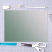 緑のグラデーション 薄葉紙 (クラフト)