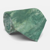 緑のグランジ抽象芸術 ネクタイ (ロール)
