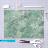 緑のグランジ抽象芸術 薄葉紙 (クラフト)