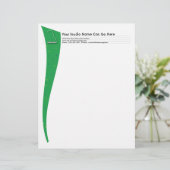 緑のグランドピアノレターヘッド レターヘッド (スタンド正面)