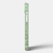 緑のグリッターヒョウのテクスチャ Case-Mate iPhoneケース (裏面 / 左)