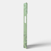緑のグリッターヒョウのテクスチャ Case-Mate iPhoneケース (裏面 / 右)