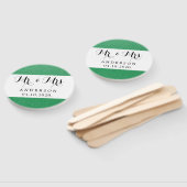 緑のグリッター、スパークリー、光沢のあるグリッター結婚、 ハンドファン (組立なし)