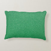 緑のグリッター、輝き、グリッターの背景 アクセントクッション (裏面)