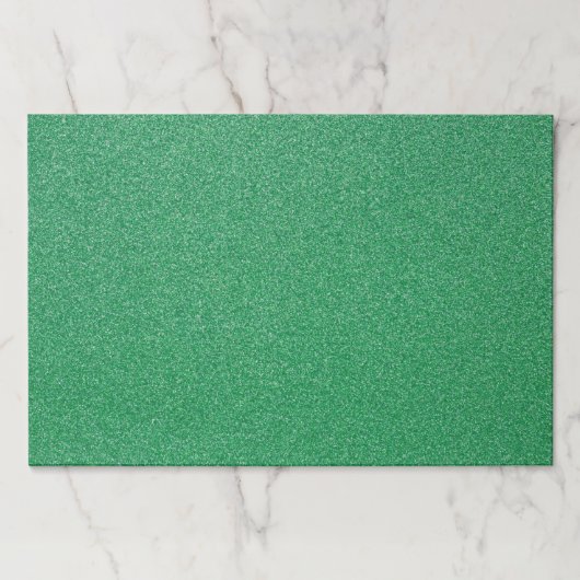緑のグリッター、輝き、グリッターの背景 ペーパーパッド (正面)