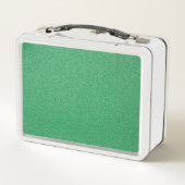 緑のグリッター、輝き、グリッターの背景 メタルランチボックス (裏面)