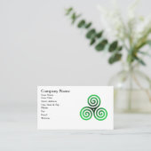 緑のケルトの三大骨格 名刺 (スタンド正面)