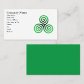 緑のケルトの三大骨格 名刺 (正面/裏面)