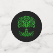緑のケルトの木 コンフェッティ (スモール正面)