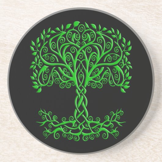 緑のケルトの木 コースター (正面)