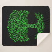 緑のケルトの木 シェルパブランケット (正面(横))