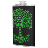 緑のケルトの木 フラスク (左)