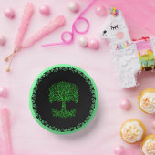 緑のケルトの木 ペーパーボウル (パーティー)