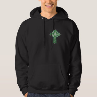 緑のケルト十字のTシャツ パーカ