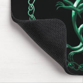 緑のケルト族のドラゴン マウスパッド (コーナー)