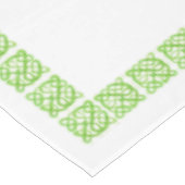 緑のケルト結び目模様60x104テーブルクロス テーブルクロス (アングル)