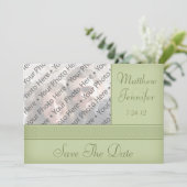 緑のケルト風写真 保存日発表 セーブザデート (スタンド正面)