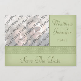 緑のケルト風写真 保存日発表 セーブザデート