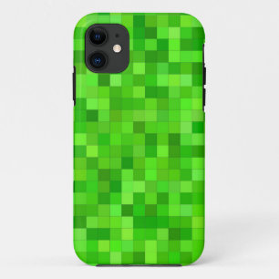 緑のゲーマーピクセル   カスタム iPhoneケース iPhone 11 ケース