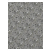 緑のコケが付いている地質学の花こう岩の石 テーブルクロス (正面)